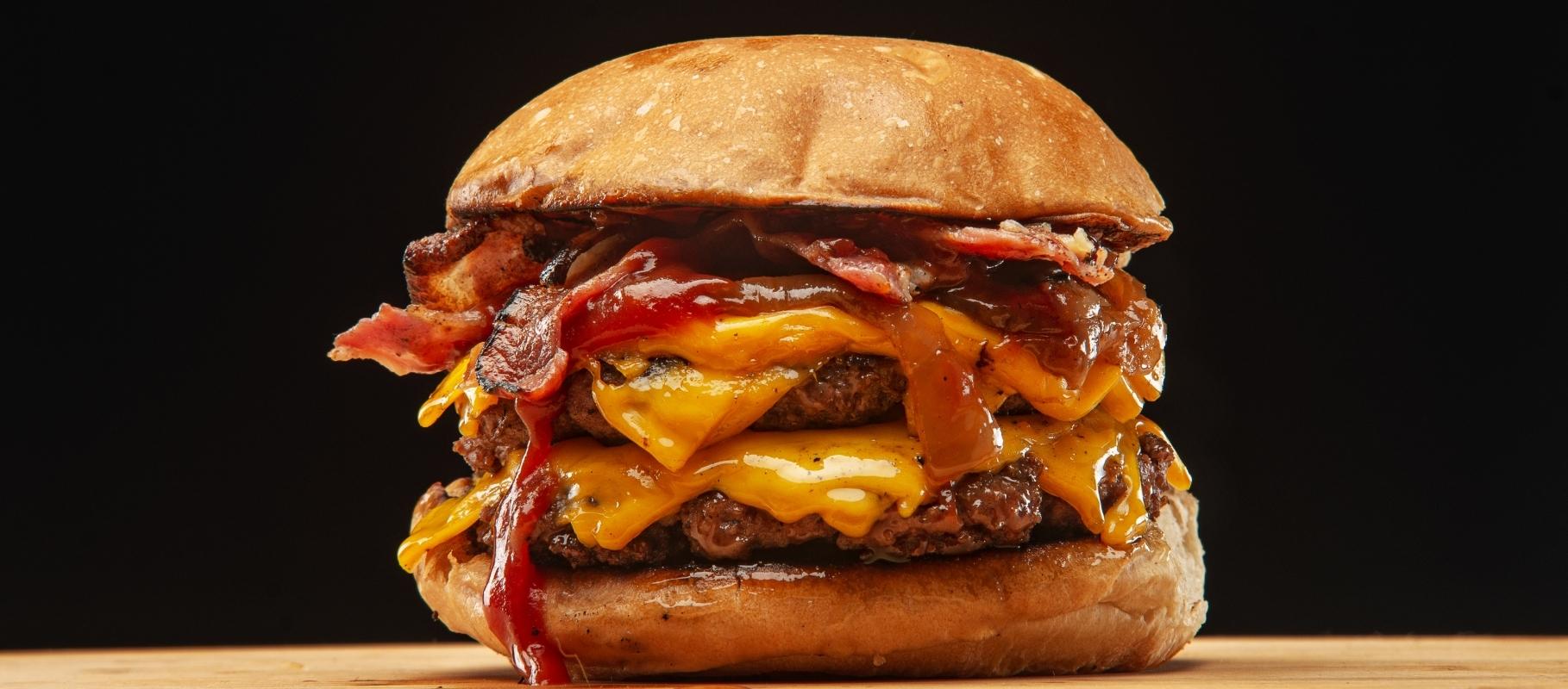 Half Pounder Bacon Cheese Burger