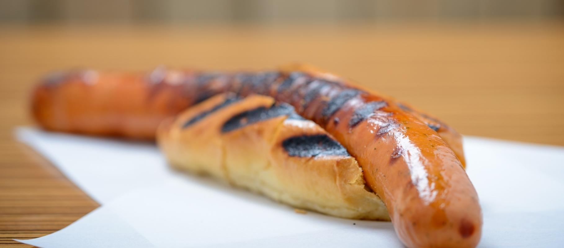 Small Sausage and Chips