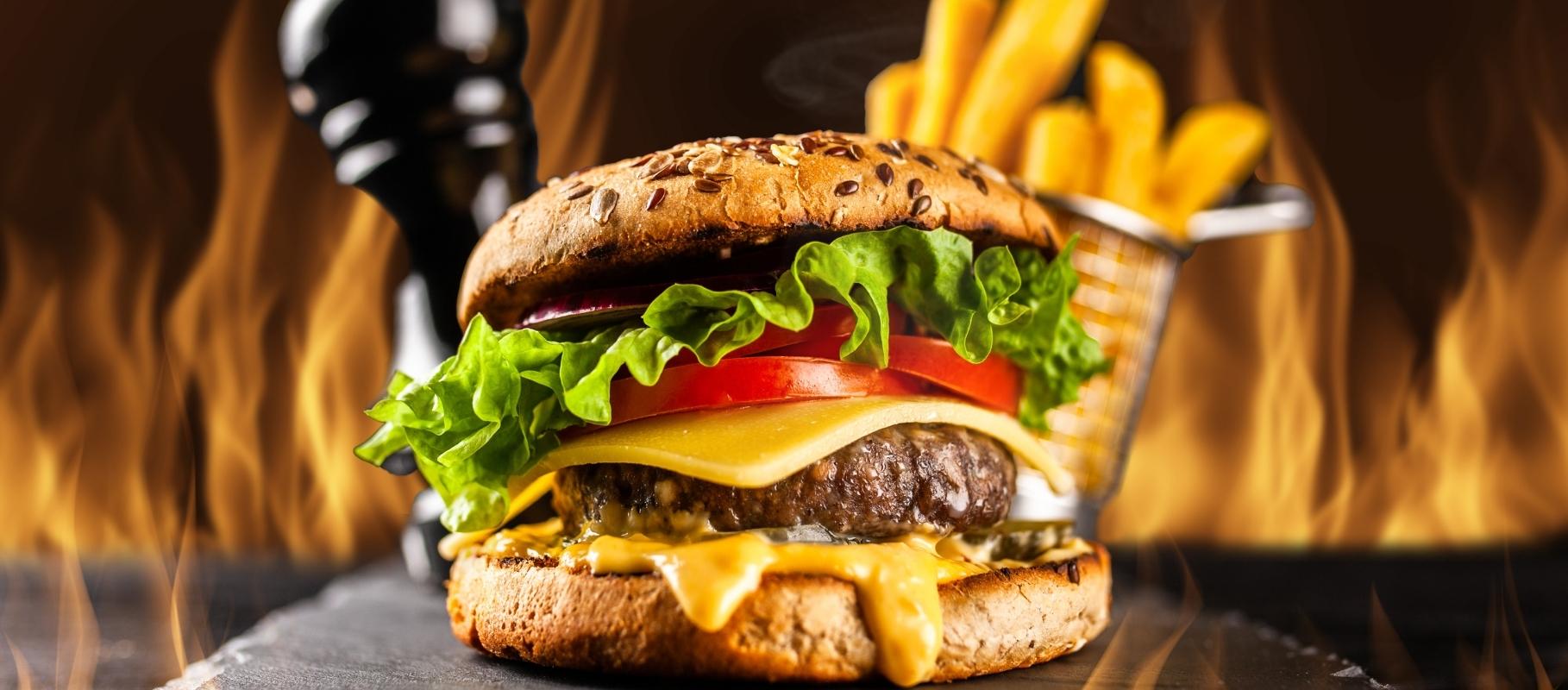 Half Pounder Cheese Burger