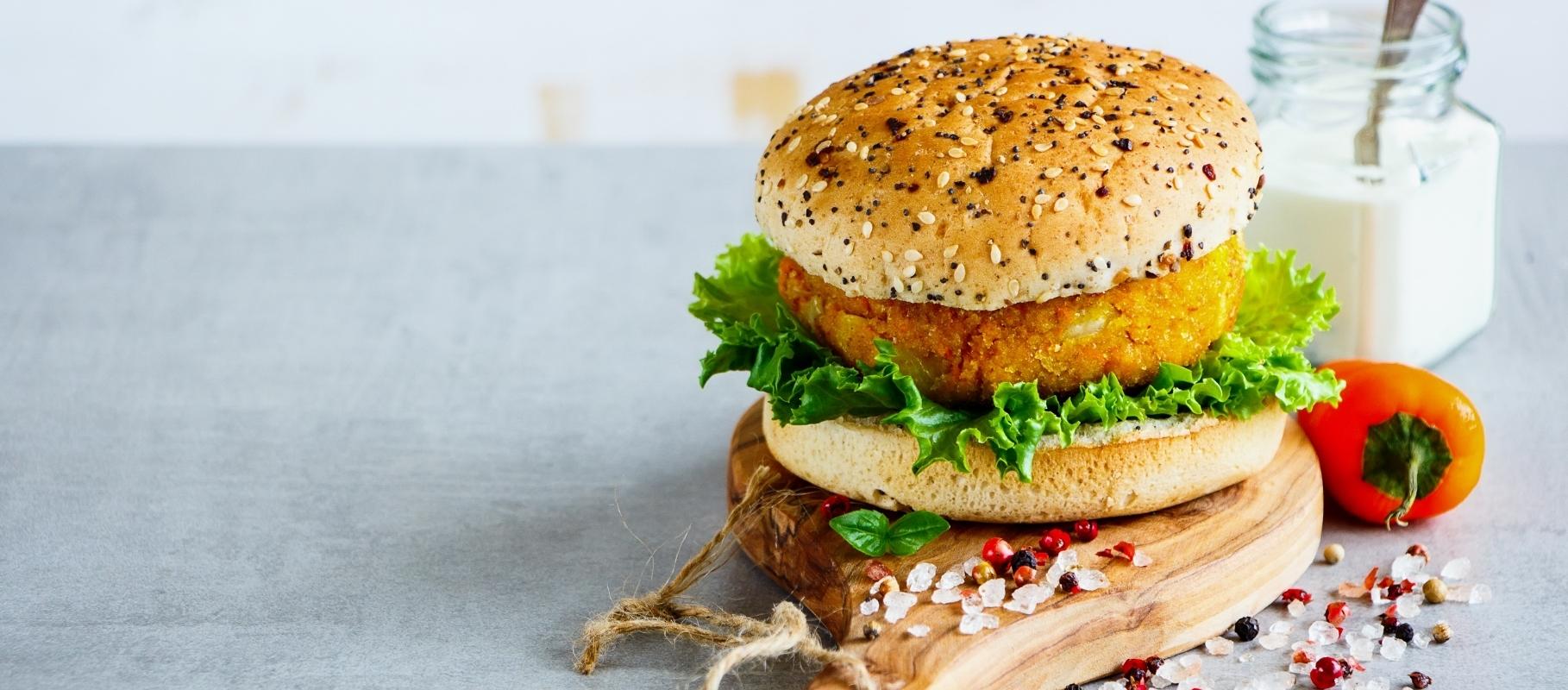 Qtr Pounder Veg Burger